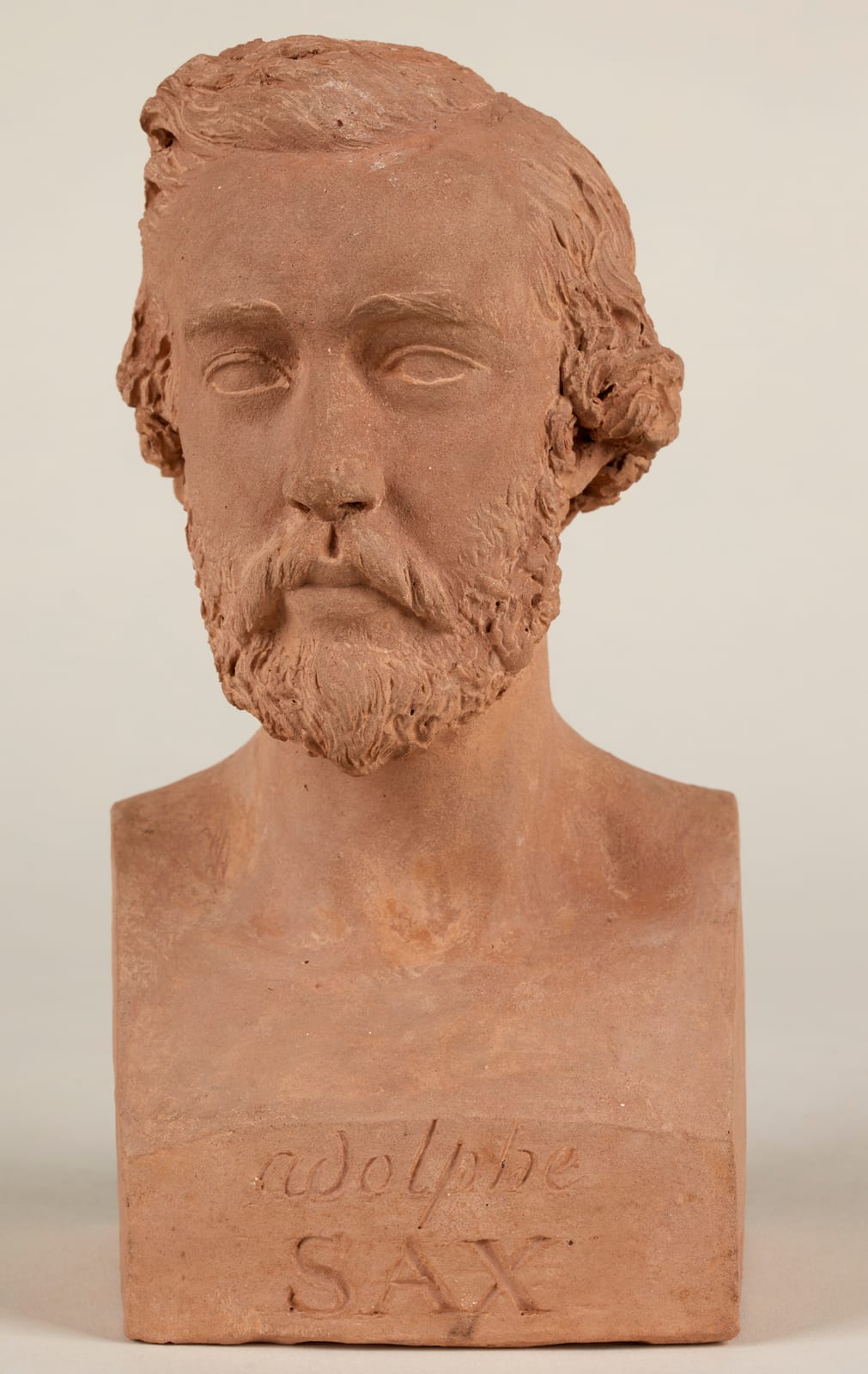 Portrait or photograph of Adolphe Sax: Auteur(s): Dantan, Jean Pierre (dit Dantan Jeune) (Paris, 28–12–1800 - Baden Baden, 06–09–1869), sculpteur Date de produc