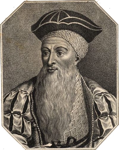 Portrait or photograph of Afonso de Albuquerque: Afonso de Albuquerque (1462-1515), Portuguese soldier and politician.