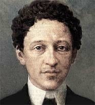 Portrait or photograph of Alexander Blok: Portrait of Alexander Blok by Ivan Parkhomenko. 1910