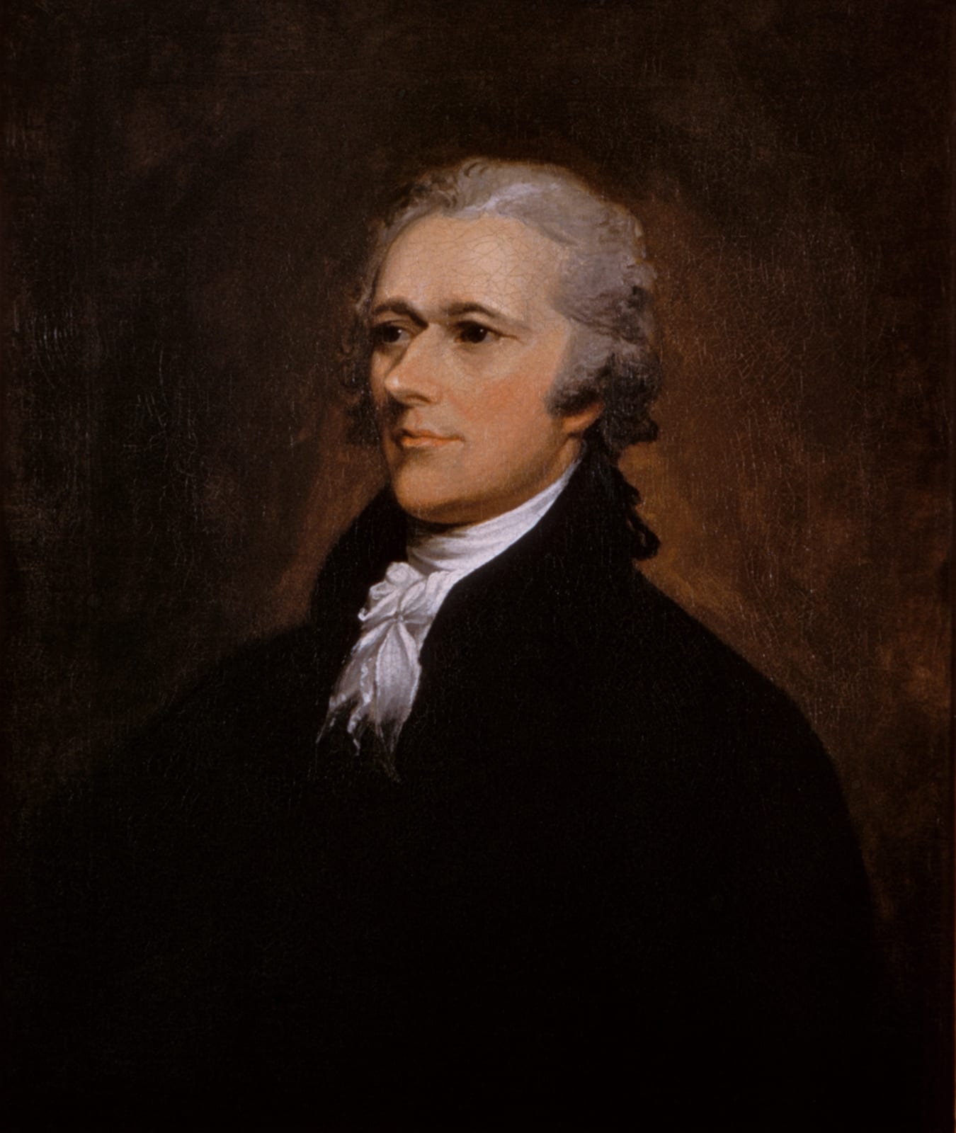Portrait or photograph of Alexander Hamilton: Alexander Hamilton portrait by John Trumbull 1806