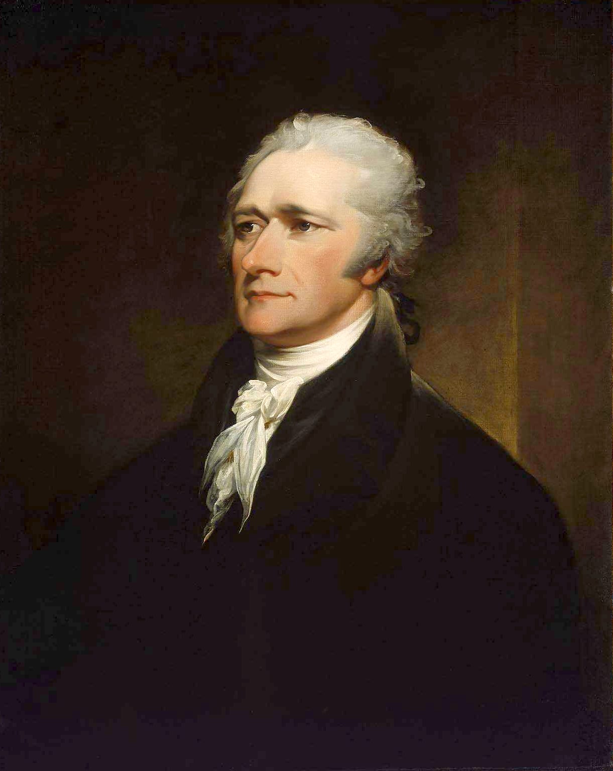 Portrait or photograph of Alexander Hamilton: Alexander Hamilton by John Trumbull, 1806
