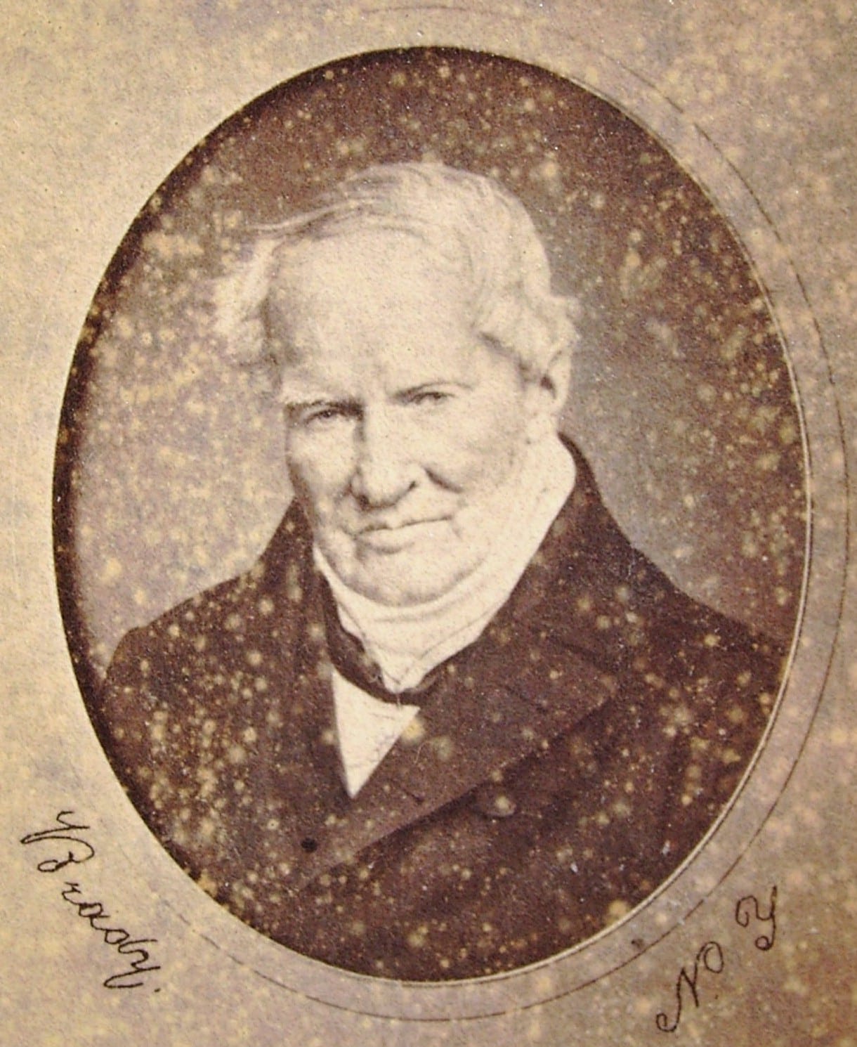 Portrait or photograph of Alexander von Humboldt: Portrait of Alexander von Humboldt (1769-1859), geographer, naturalist and explorer.