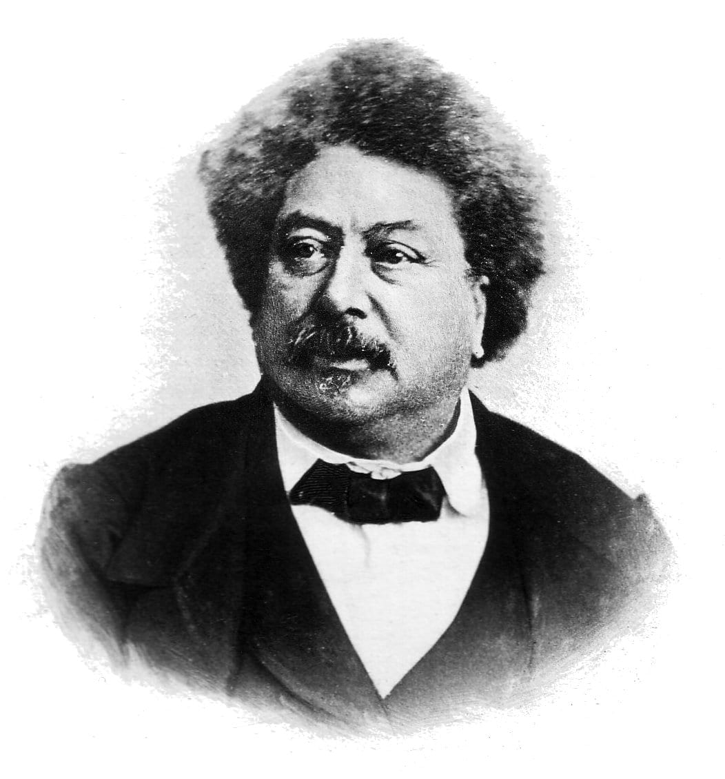 Portrait or photograph of Alexandre Dumas: Photo retouchée d' Alexandre Dumas , initialement publiée par Charles Reutlinger entre 1857 et 1865