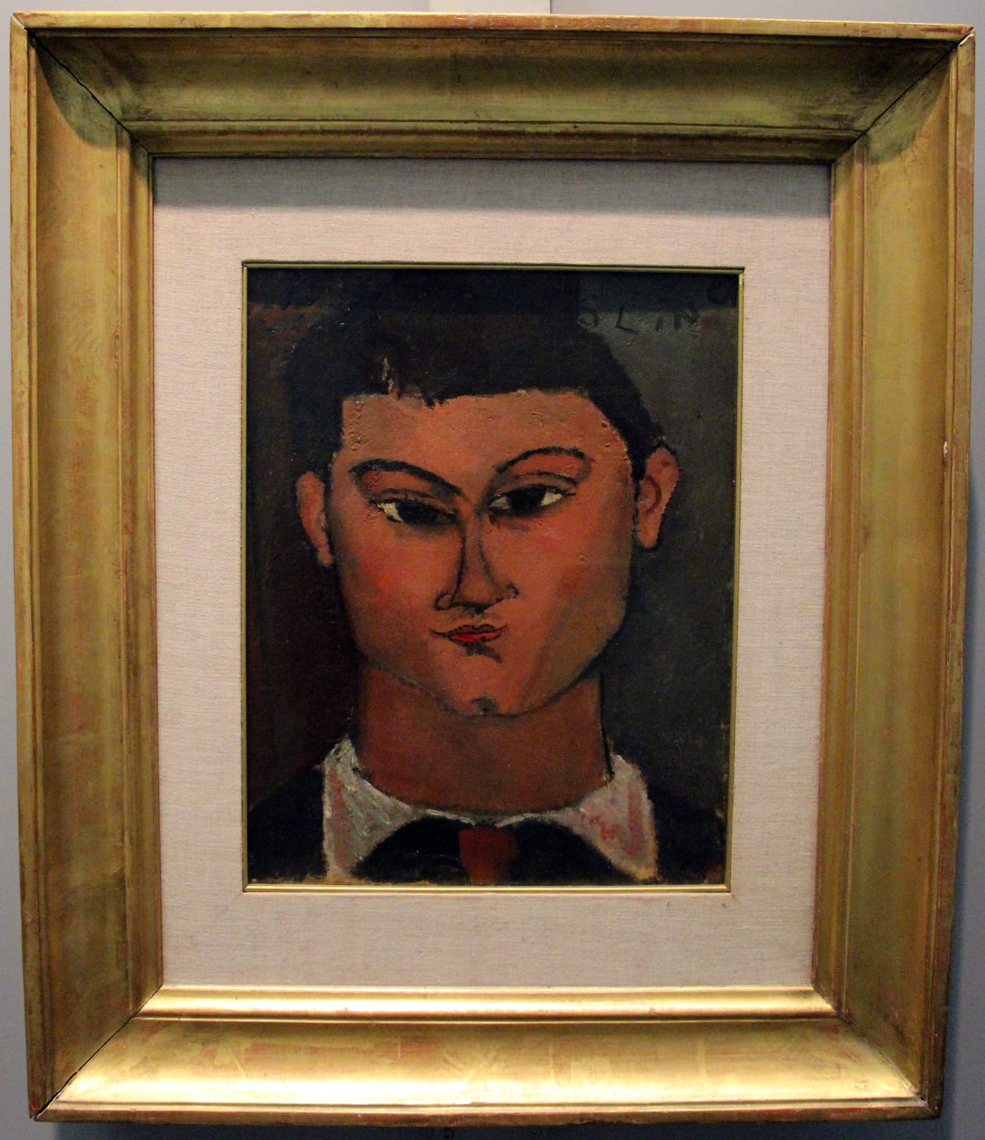 Portrait or photograph of Amedeo Modigliani: Pinacoteca di Brera This picture was uploaded via web-app "Wiki Loves Monuments Italia" .