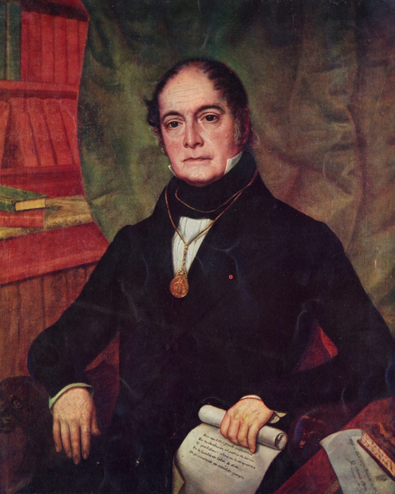 Portrait or photograph of Andres Bello: Andrés de Jesús María y José Bello López (n. Caracas, 29 de noviembre de 1781 - m. Santiago de Chile, 15 de octubre de 1