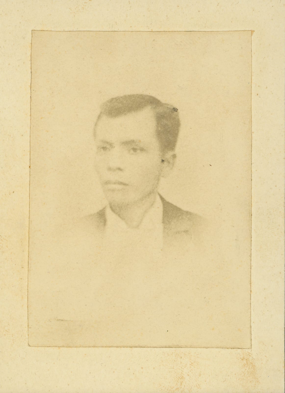 Work or historical image connected to Andrés Bonifacio: Only surviving photograph of Andres Bonifacio , founder of the Philippine revolutionary society Katipuna