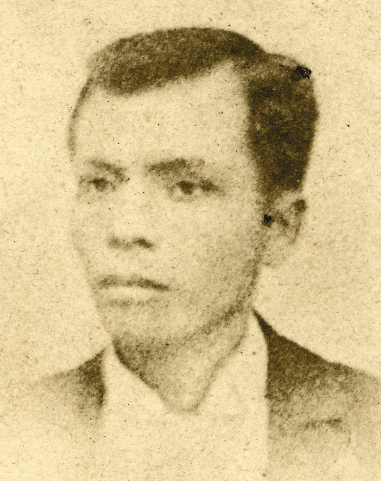 Work or historical image connected to Andrés Bonifacio: Only surviving photograph of Andres Bonifacio , founder of the Philippine revolutionary society Katipuna
