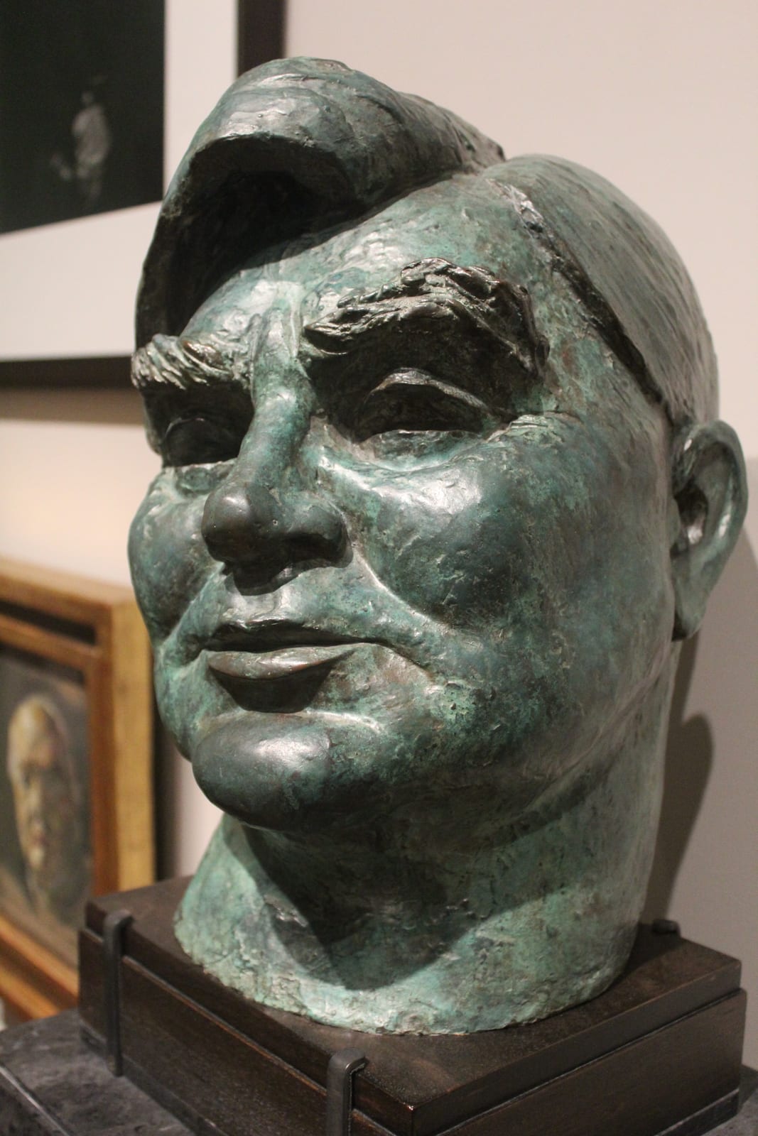 Portrait or photograph of Aneurin Bevan: Bronze bust of Nye (Aneurin) Bevan by Peter Lambda, National Portrait Gallery, London, dated 1974 after a work of 1945
