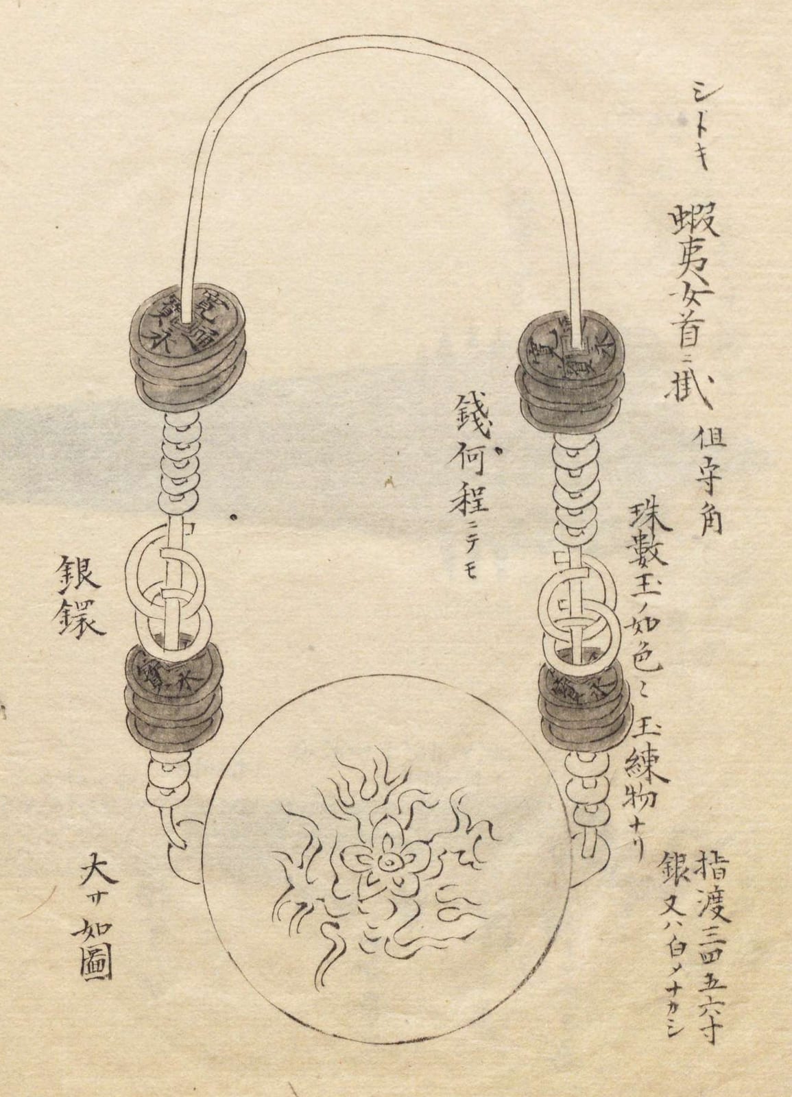 Work or historical image connected to Arai Hakuseki: 蝦夷志に描かれたシトキ
