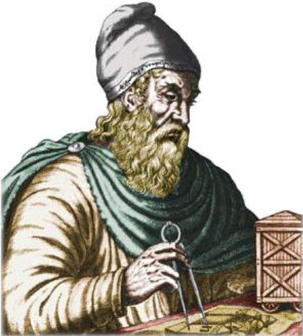 Portrait or photograph of Archimedes: *Beschreibung: Archimedes, mittelalterliches Idealportrait