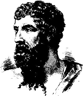 Portrait or photograph of Aristophanes: Aristophanes - Project Gutenberg eText 12788