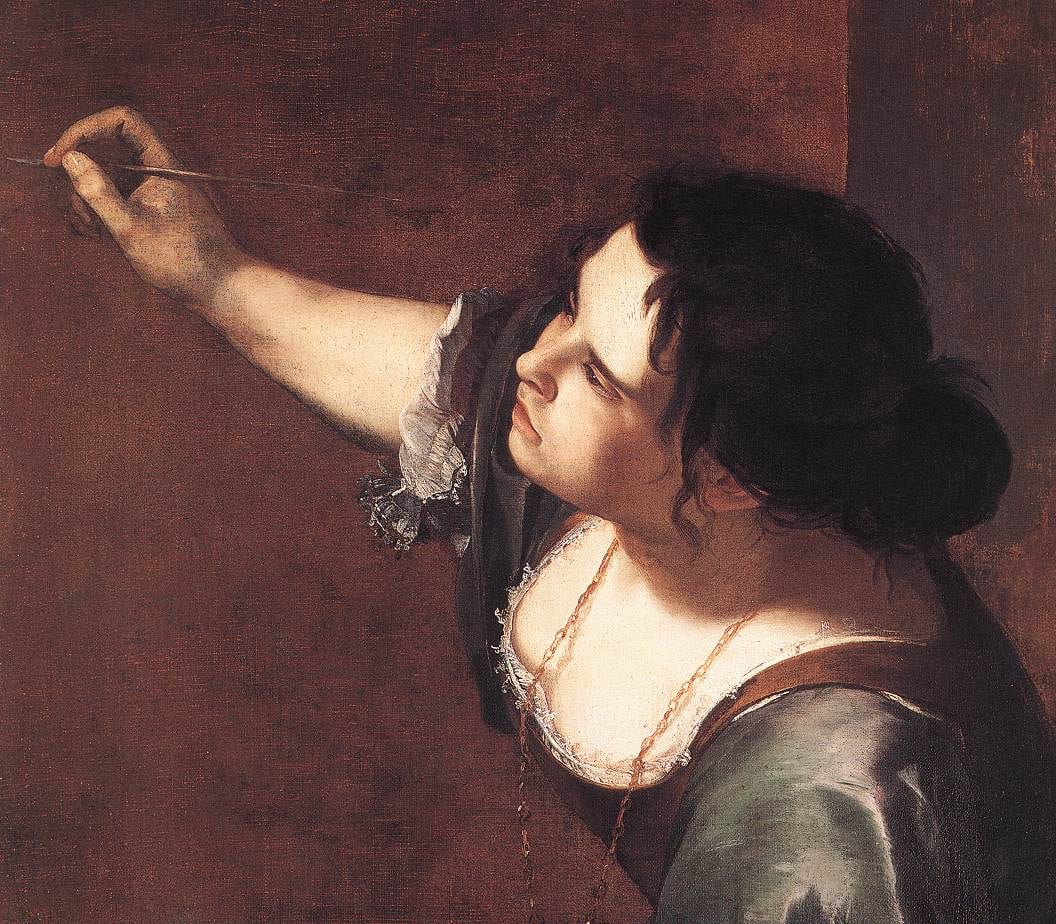 Portrait or photograph of Artemisia Gentileschi: Depicted person: Artemisia Gentileschi