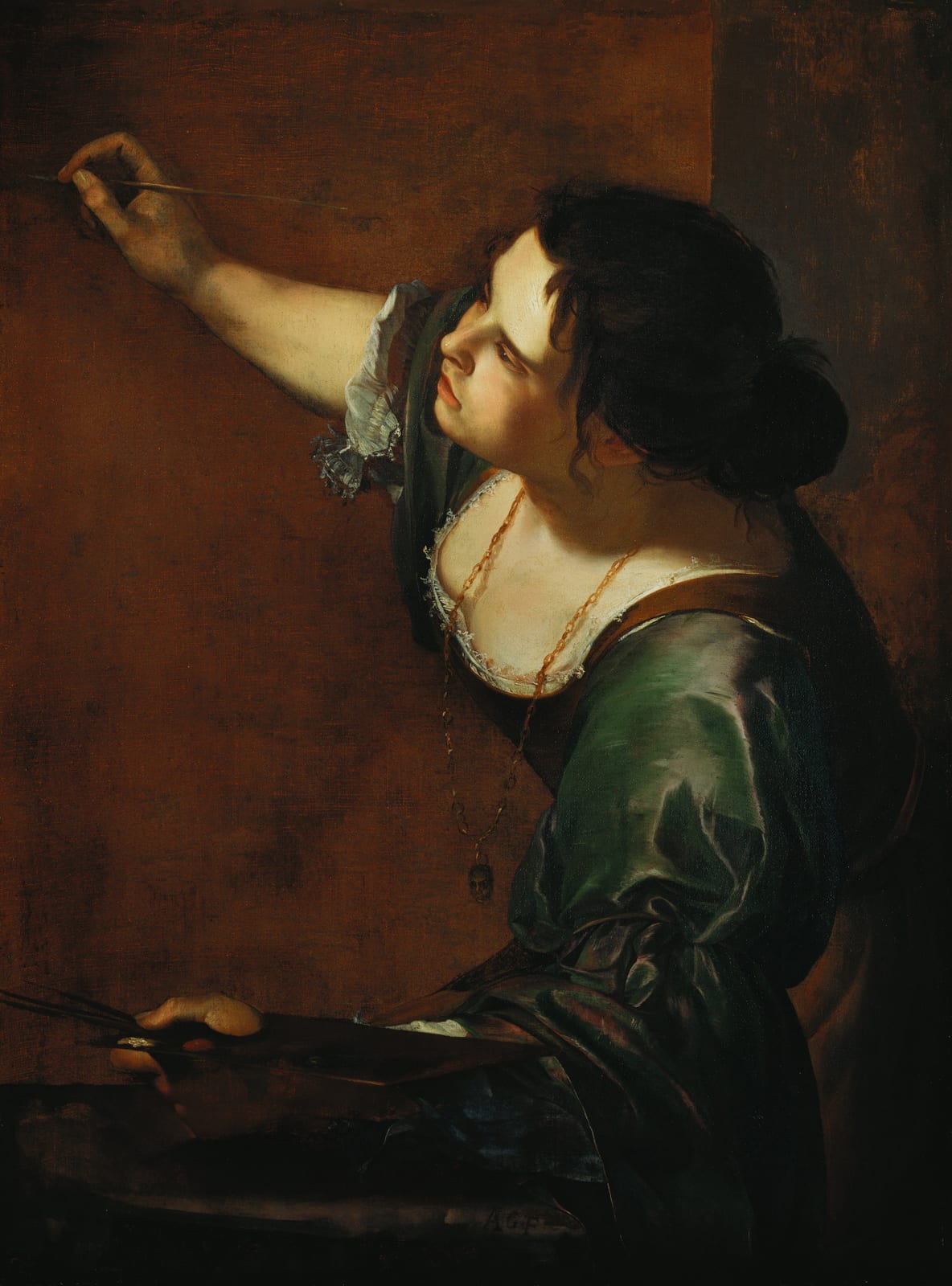 Portrait or photograph of Artemisia Gentileschi: Depicted person: Artemisia Gentileschi
