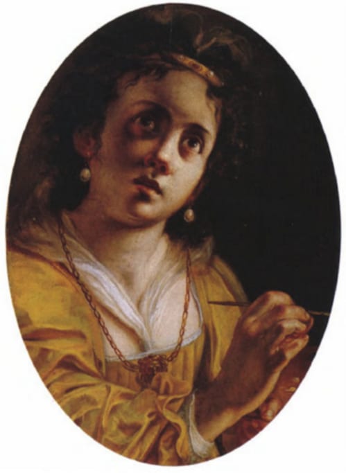 Portrait or photograph of Artemisia Gentileschi: Artemisia Gentileschi - Allegory of Painting