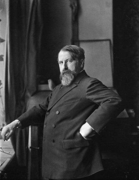 Portrait or photograph of Arthur Schnitzler: Austrian author Arthur Schnitzler