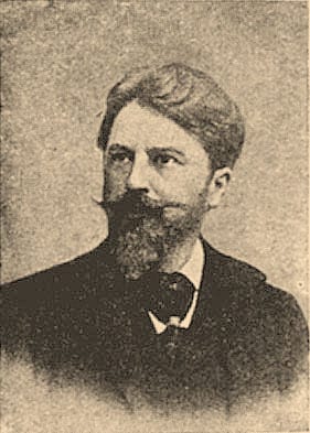 Portrait or photograph of Arthur Schnitzler: Illustration from Brockhaus and Efron Jewish Encyclopedia (1906—1913)