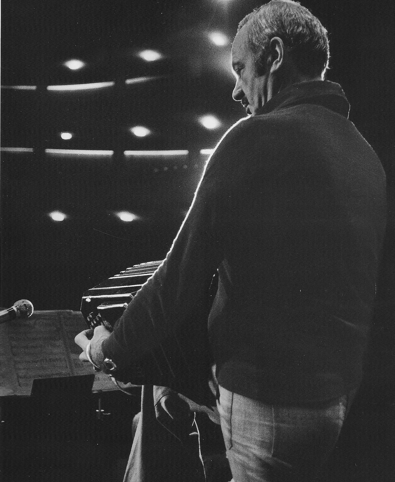 Portrait or photograph of Astor Piazzolla: Astor Piazzolla en 1975