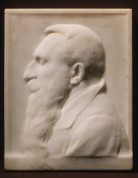 Portrait or photograph of Auguste Rodin: French; Relief; Sculpture