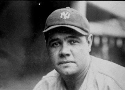Portrait or photograph of Babe Ruth: Babe Ruth