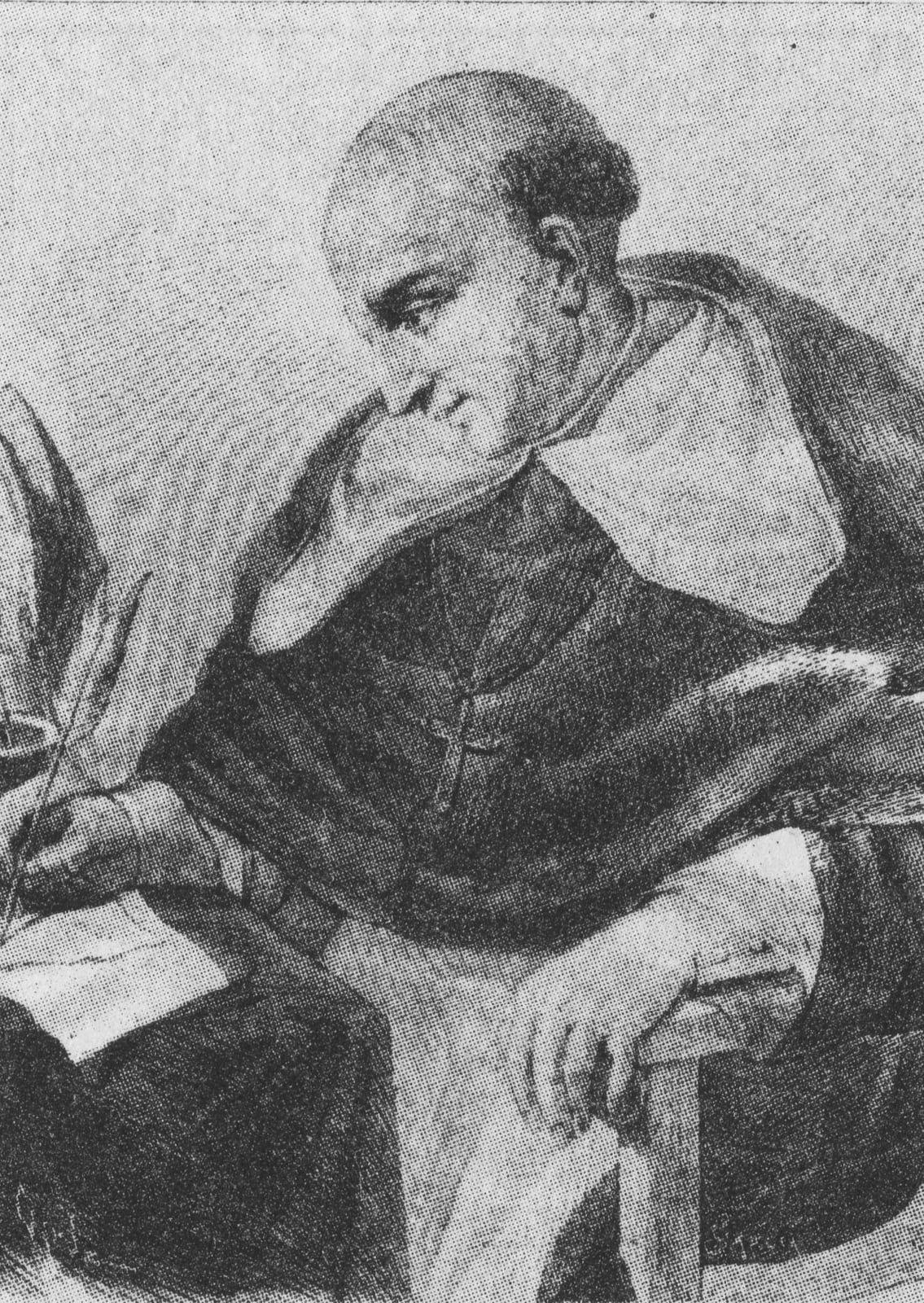 Portrait or photograph of Bartolome de las Casas: Portrait Bartolomé de Las Casas, originally a painting