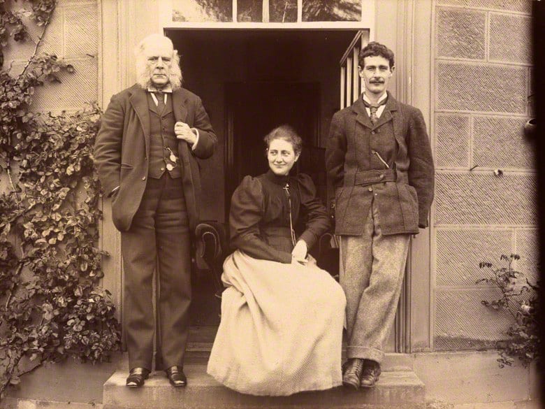 Portrait or photograph of Beatrix Potter: Albumen print 107 mm x 152 mm