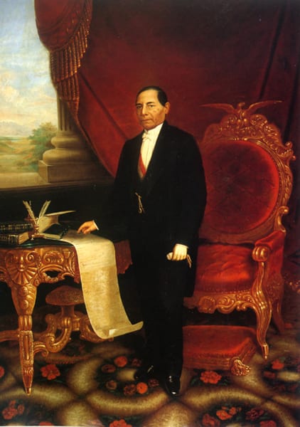 Portrait or photograph of Benito Juarez: Retrato de Benito Juárez (1806-1872). Presidencia de la República.