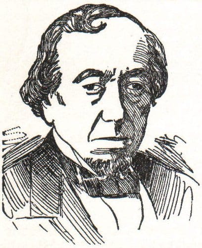 Portrait or photograph of Benjamin Disraeli: Portrait of Benjamin Disraeli