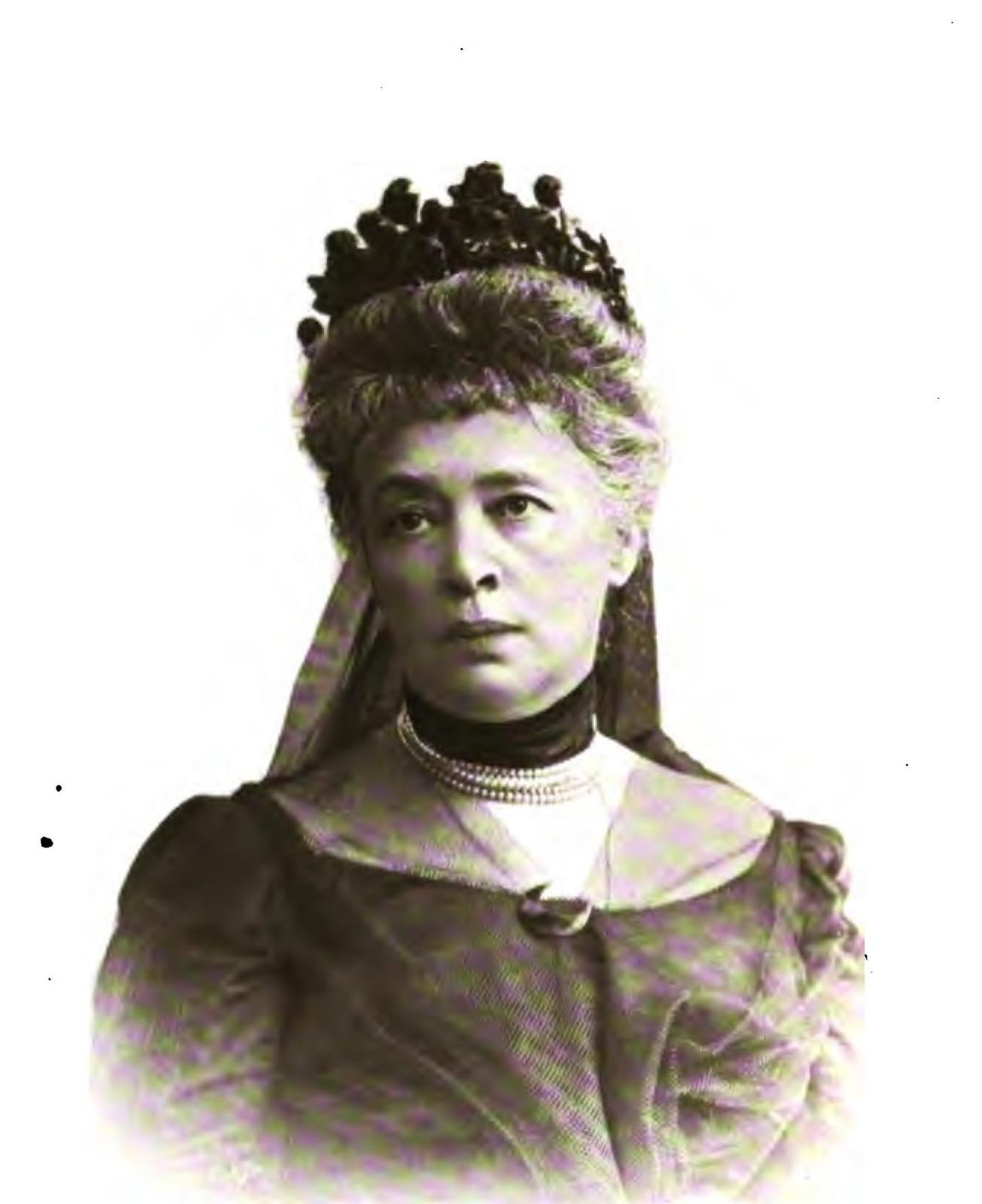 Portrait or photograph of Bertha von Suttner: Portrait of Bertha von Suttner