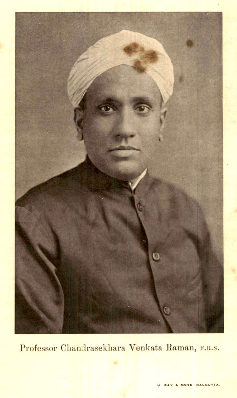 Portrait or photograph of C. V. Raman: C V Raman