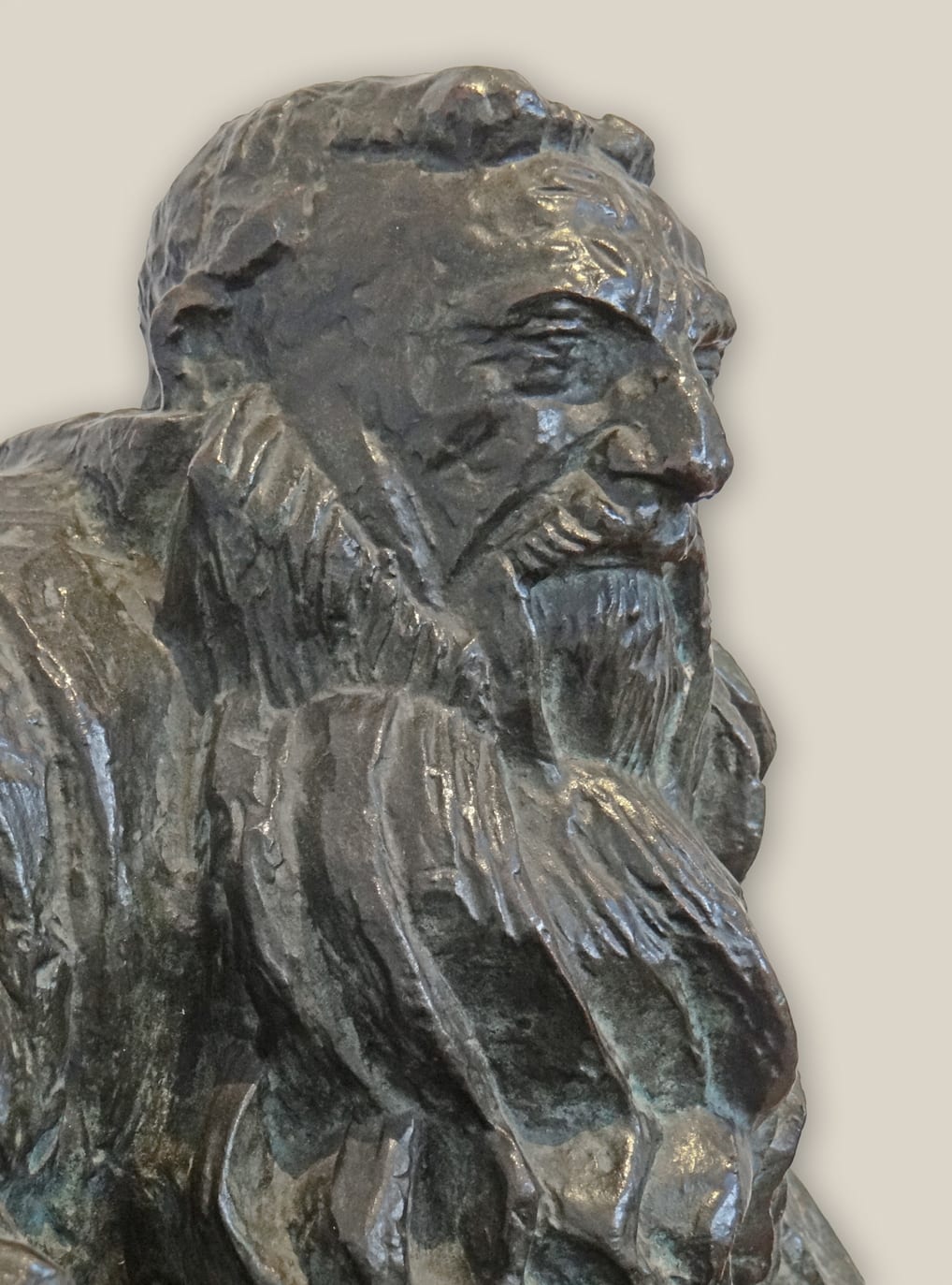 Portrait or photograph of Camille Claudel: Rodin au travail 1909 Oeuvre d'Antoine Bourdelle Bronze Epreuve n°3 exécutée par Rudier en 1921 Musée Bourdelle, musé