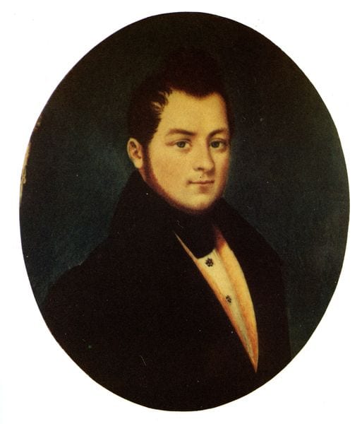 Portrait or photograph of Camillo Benso, Count of Cavour: Camillo Benso, count of Cavour (1810-1861) young