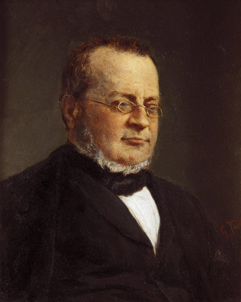 Portrait or photograph of Camillo Benso, Count of Cavour: Francesco Hayez - Portrait of Camillo Benso, count of Cavour