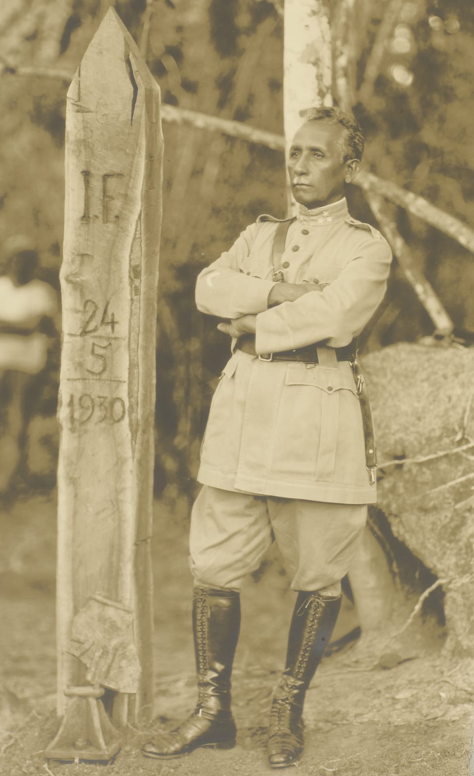 Portrait or photograph of Candido Rondon: O Marechal Cândido Rondon em 1930.