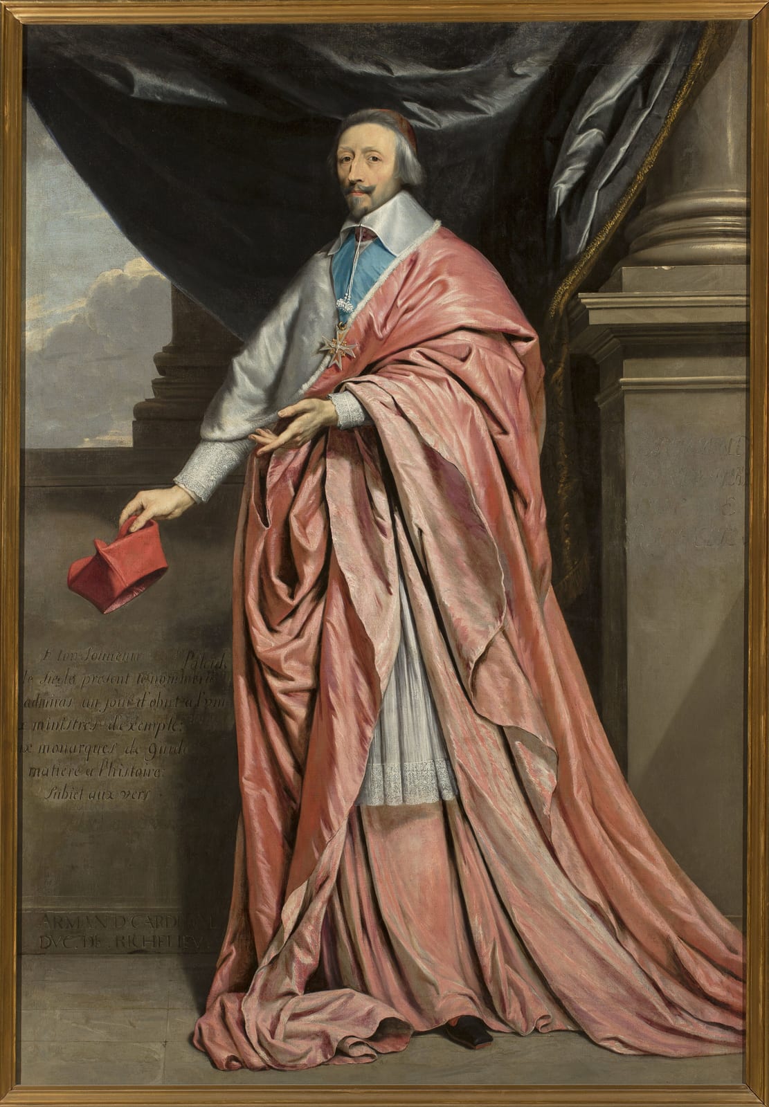 Portrait or photograph of Cardinal Richelieu: Philippe de Champaigne - Portrait of cardinal Richelieu - M.Ob.651 - National Museum in Warsaw