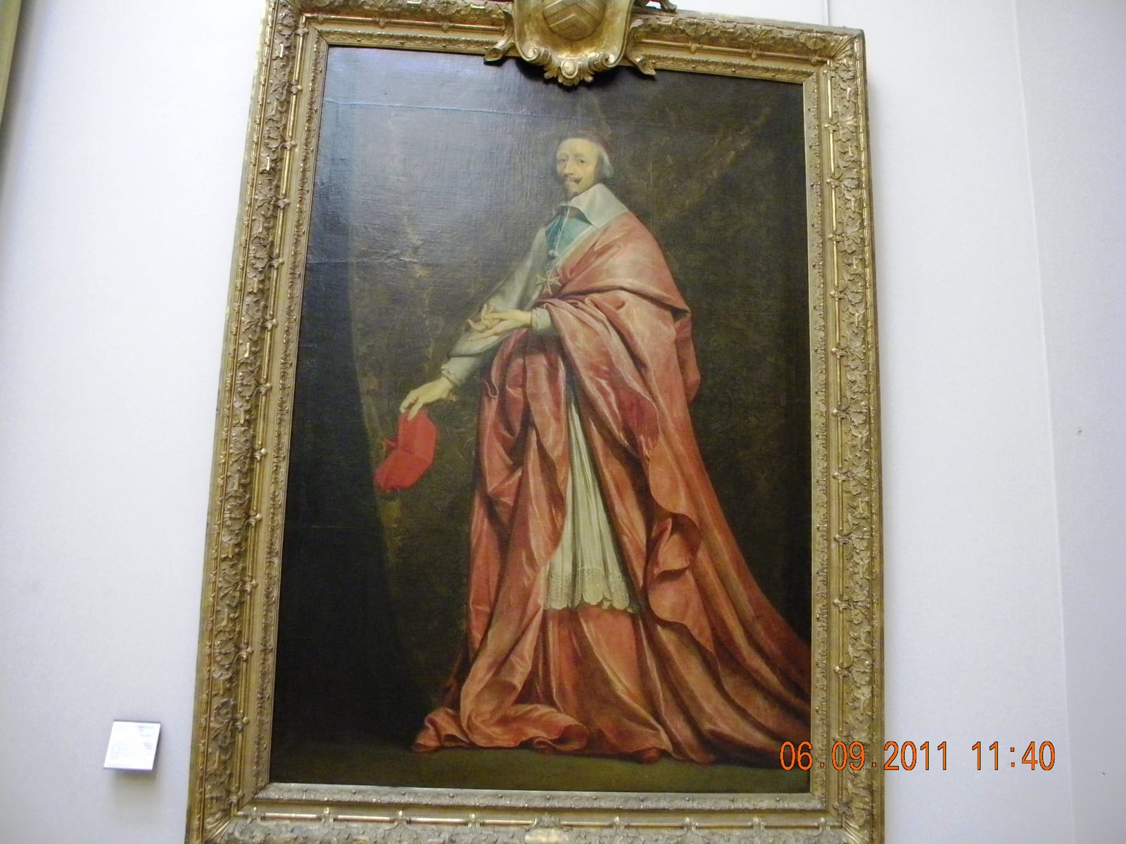 Image connected to Cardinal Richelieu: LOUVRE Museum, Le Cardinal de Richelieu, painting by Philippe de Champaigne