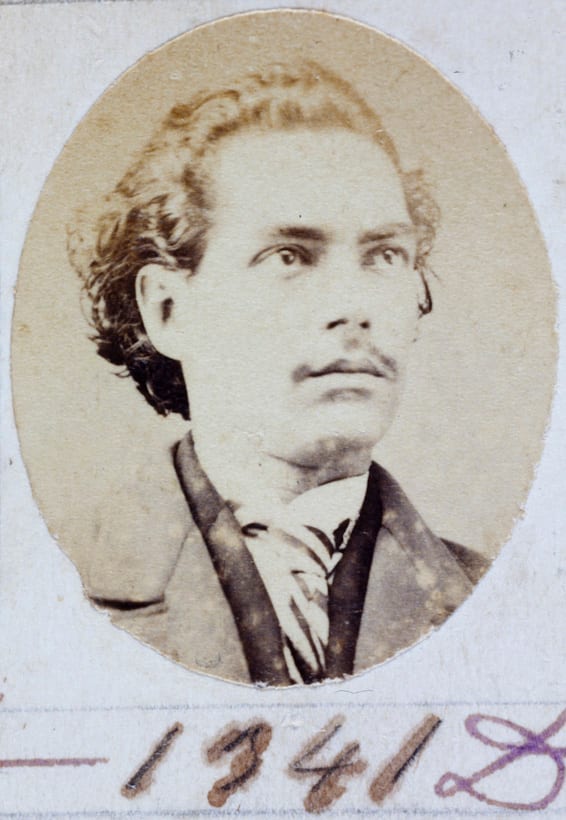 Portrait or photograph of Castro Alves: Obra que integra o acervo do Museu Paulista da USP. Coleção Militão Augusto de Azevedo.