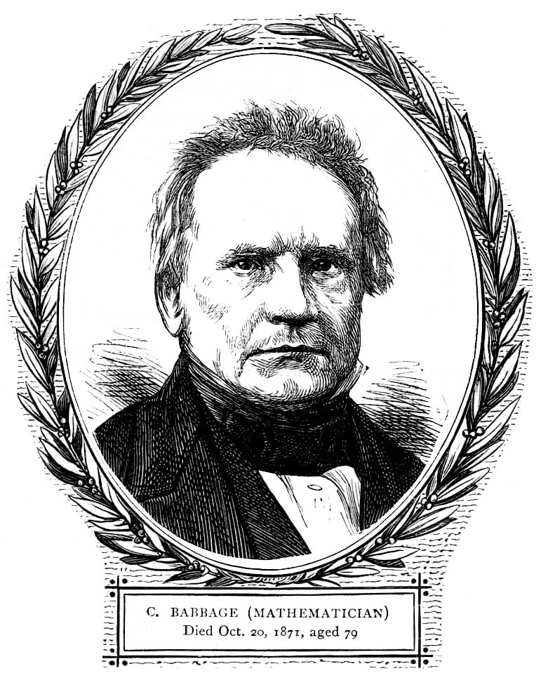 Portrait or photograph of Charles Babbage: Charles Babbage