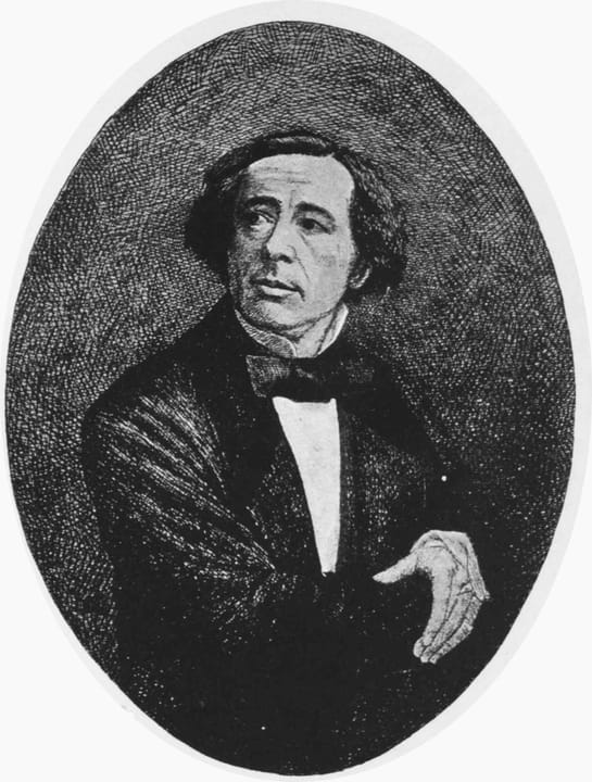 Portrait or photograph of Charles Dickens: Charles Dickens, circa 1849