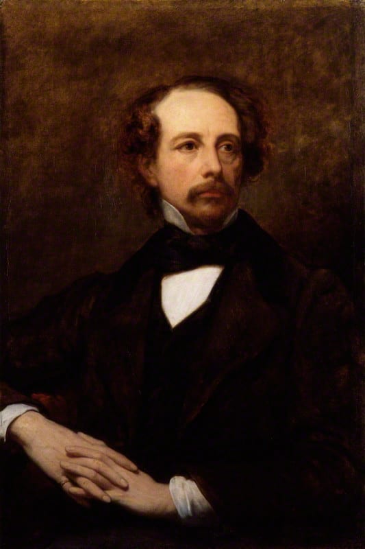 Portrait or photograph of Charles Dickens: "Charles Dickens," oil on canvas, by the French artist Ary Scheffer. 37 1/8 in. x 24 3/4 in. Courtesy of the National
