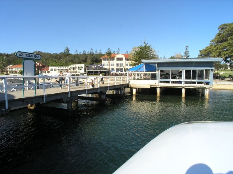 Image connected to Christina Stead: Watsons Bay Ferry Wharf