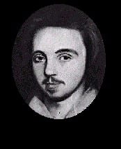 Portrait or photograph of Christopher Marlowe: Christopher Marlowe.
