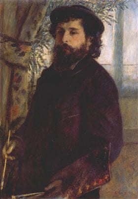 Portrait or photograph of Claude Monet: Work by Pierre-Auguste Renoir
