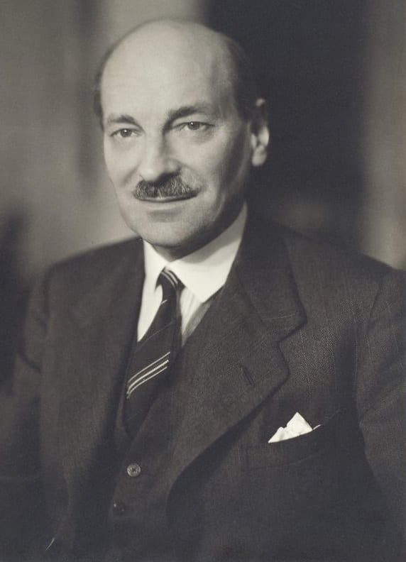 Portrait or photograph of Clement Attlee: Portrait of Clement Attlee