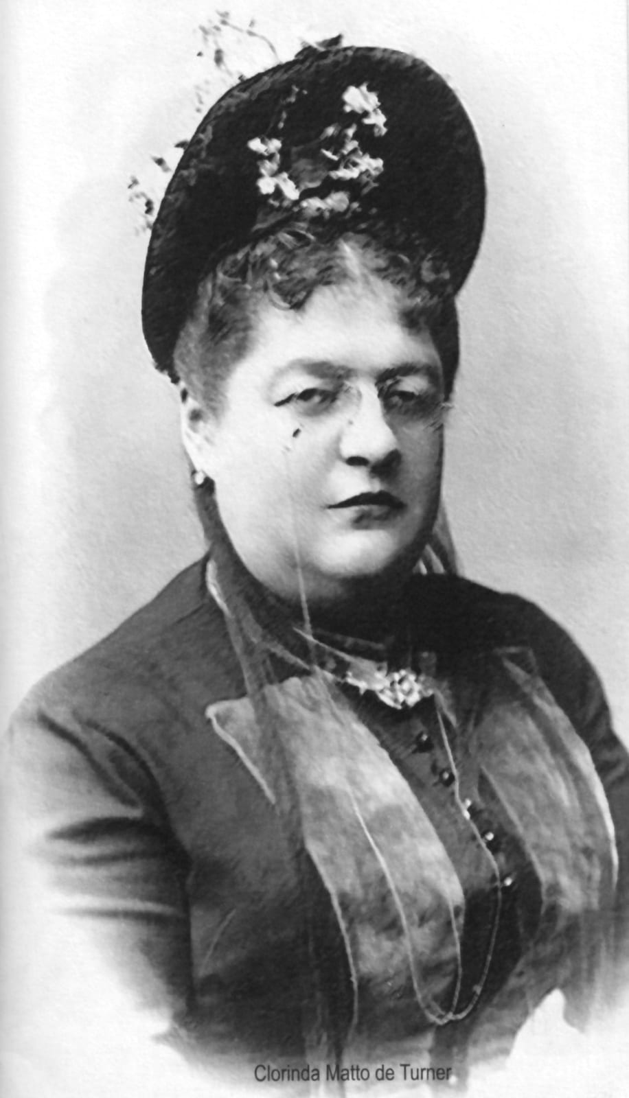 Portrait or photograph of Clorinda Matto de Turner: Clorinda Matto de Turner, Uruguayan writer.