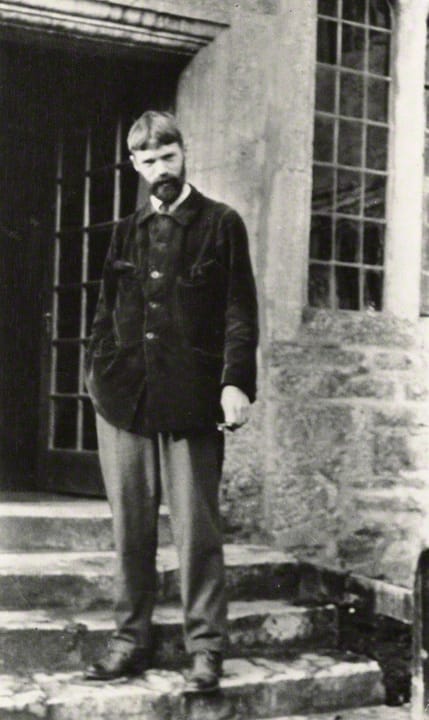 Portrait or photograph of D. H. Lawrence: Photograph of D. H. Lawrence