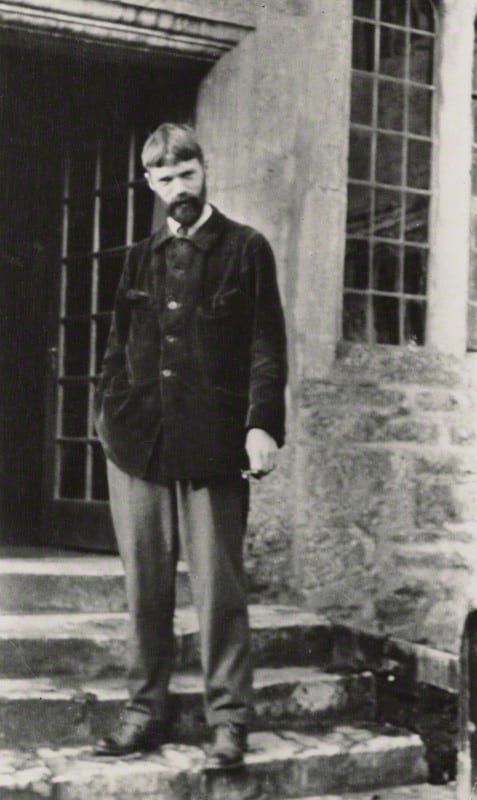 Portrait or photograph of D. H. Lawrence: Lady Ottoline Morrell (1873-1938), vintage snapshot print/NPG x140423. D.H. Lawrence, 29 November 1915