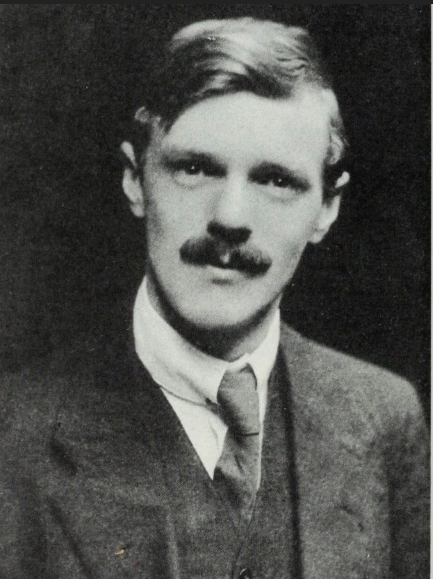 Portrait or photograph of D. H. Lawrence: Portrait of D, H. Lawrence