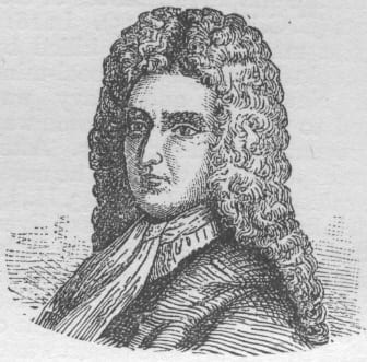 Portrait or photograph of Daniel Defoe: Engraving of Daniel Defoe