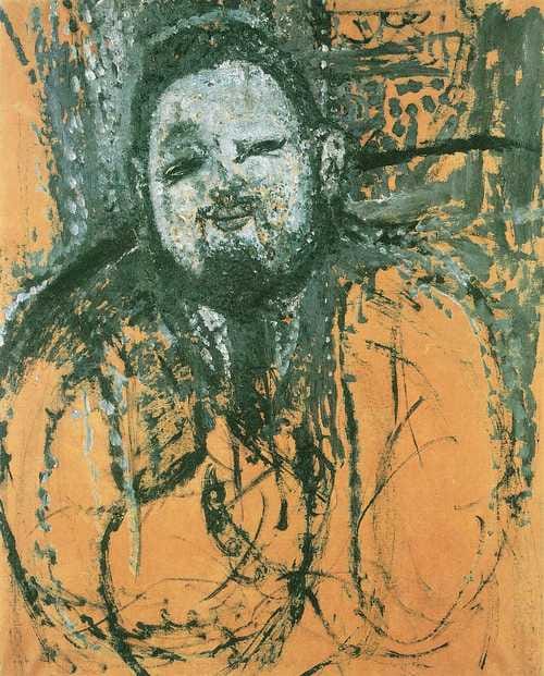 Portrait or photograph of Diego Rivera: Modigliani Bildnis Diego Rivera