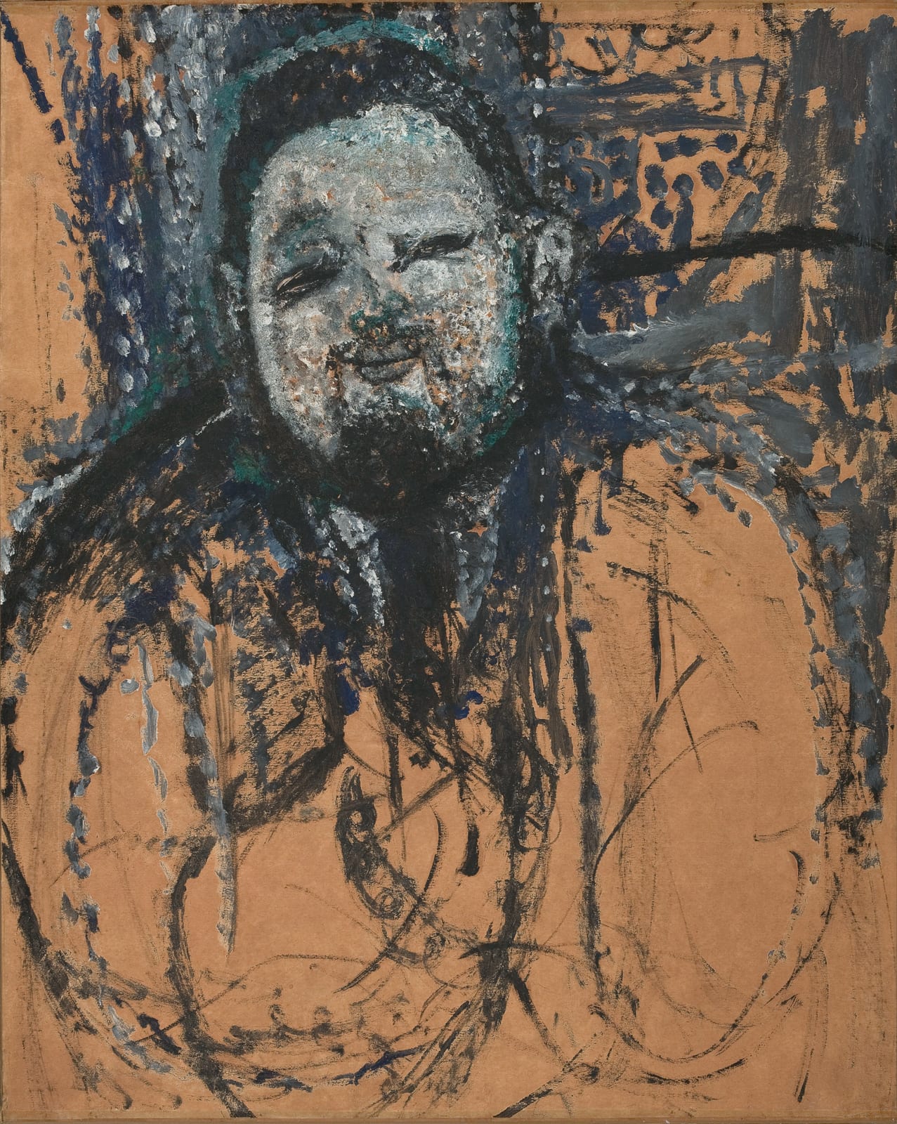 Portrait or photograph of Diego Rivera: Amedeo modigliani - retrato de diego rivera 02